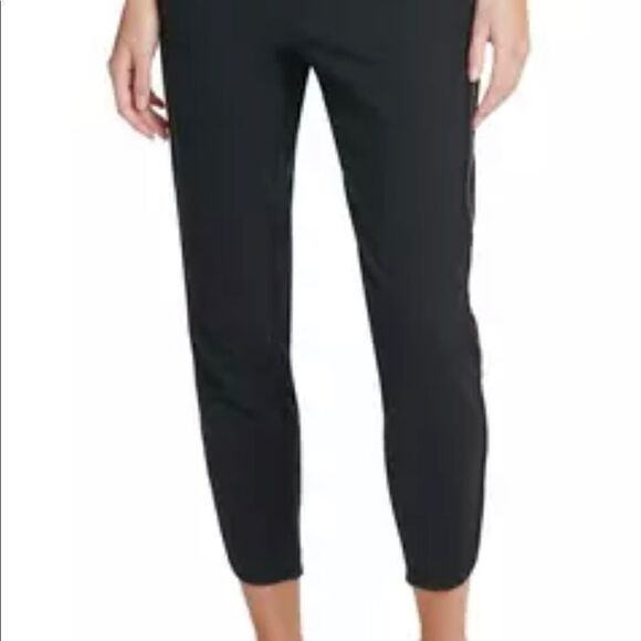 DKNY Relaxed-Leg Fleece Joggers Black NWT - Picture 2 of 3